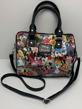 Loungefly Multicolor Alice in Wonderland Mini Satchel Bag